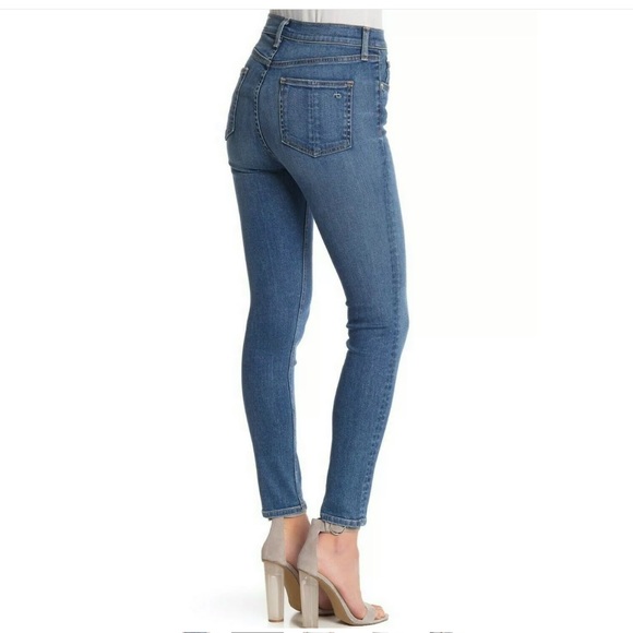 Rag and Bone High Rise Skinny El cut hem Jeans - Picture 3 of 14
